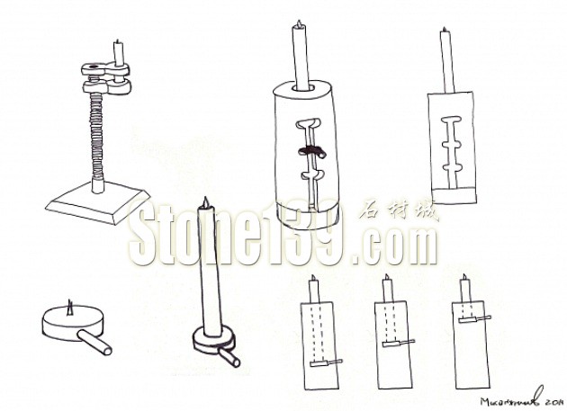 設(shè)計(jì)師Yaroslav Misonzhnikov設(shè)計(jì)的大理石燭臺(tái)