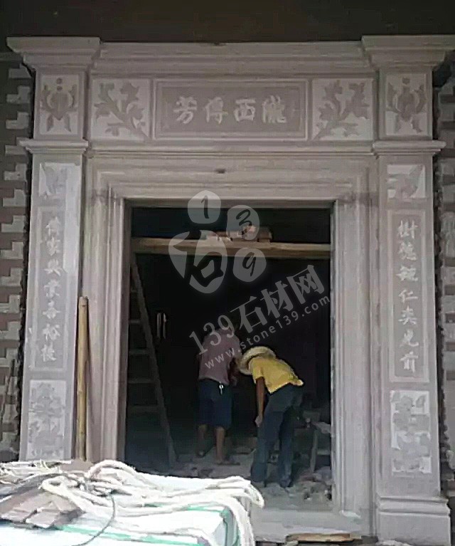 福建閩南地區(qū)鄉(xiāng)村自建房大門(mén)石材案例欣賞