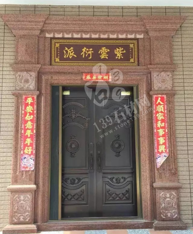 福建閩南地區(qū)鄉(xiāng)村自建房大門(mén)石材案例欣賞