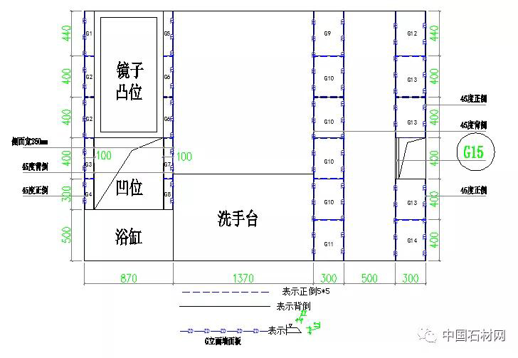 石材小小一張立面圖，生產(chǎn)加工少不了