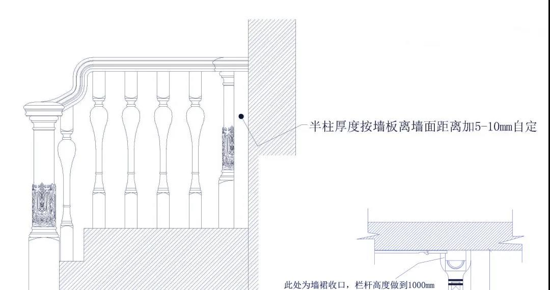 石材裝飾知識(shí)：大理石樓梯護(hù)墻板怎么設(shè)計(jì)？